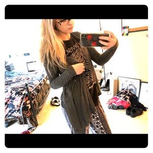 Forever 21 grey cardigan